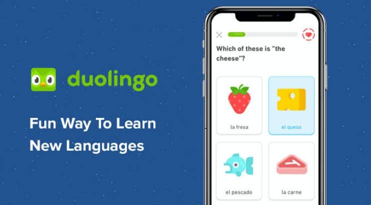 Learning Spanish, French, German and Italian with Duolingo